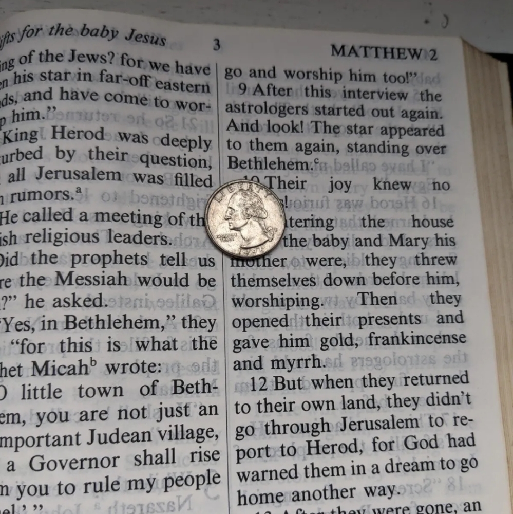 The Living Bible Giant Print Edition 1984 Hardcover Vintage - Picture 8 of 10